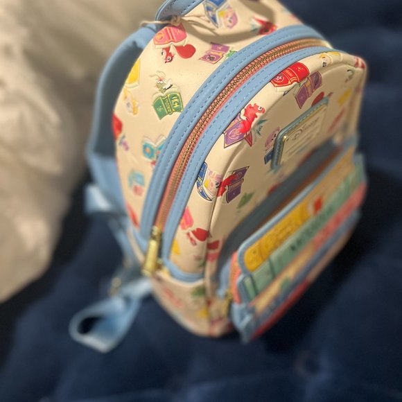 NWT! Loungefly Disney Princess Books Classic Mini Backpack main image 6